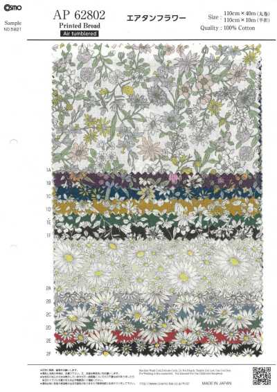 AP62802 Airtan popelín floral (rollo)
