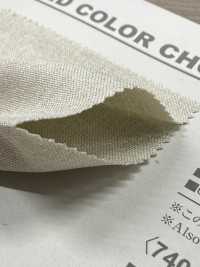 B7406Z Pantalón De Poliéster (Chambray) Doblado A La Mitad[Fabrica Textil] VANCET Subfoto