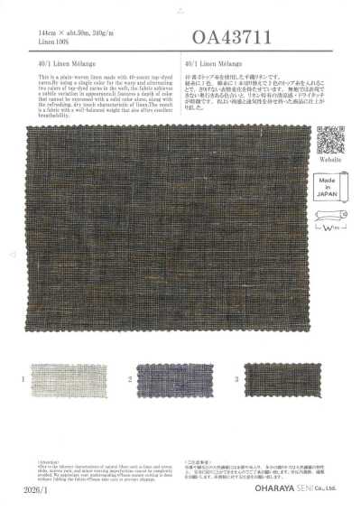 OA43711 40/1 Lino mélange