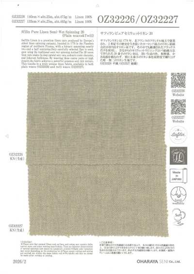 OZ32226 Safilin Lino puro semihúmedo 20