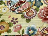 AP62902 Satén Con Estampado Dorado Colorido (Rollo Redondo)[Fabrica Textil] COSMO TEXTILE Subfoto