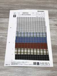 SBSR7003 ALGODÓN ORGÁNICO/ECOPET LAVADO CUADRO MINI[Textil / Tela] SHIBAYA Más fotos