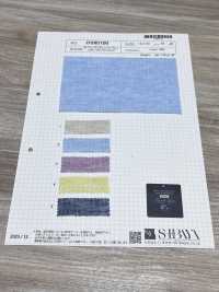 OS60100 60 Lino Chambray Francés[Fabrica Textil] SHIBAYA Subfoto