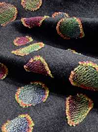 FY1589-IDC20CUT Denim Jacquard Con Corte De Lunares Coloridos[Fabrica Textil] DUCK TEXTILE Subfoto