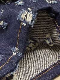 WALA-30ID Tela Vaquera Con Estampado Cuadrado Aleatorio Waracut[Fabrica Textil] DUCK TEXTILE Subfoto