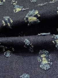 WALA-30ID Tela Vaquera Con Estampado Cuadrado Aleatorio Waracut[Fabrica Textil] DUCK TEXTILE Subfoto