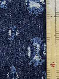 WALA-30ID Tela Vaquera Con Estampado Cuadrado Aleatorio Waracut[Fabrica Textil] DUCK TEXTILE Subfoto