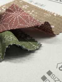 B88235Z Tela Shantung, Estampado Japonés (Estampado A Doble Cara), Doblada Por La Mitad.[Fabrica Textil] VANCET Subfoto