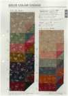 B88235Z Tela Shantung, Estampado Japonés (Estampado A Doble Cara), Doblada Por La Mitad.
