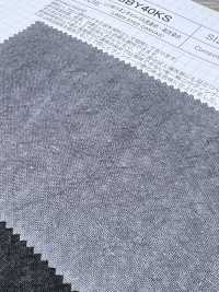 SBY40KS Lienzo De Lino L1/40, Teñido Con Carbón Y Tinte Color Caqui.[Fabrica Textil] SHIBAYA Subfoto