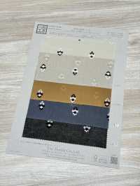 KKH800F-4 80- Algodón Lawn Lawn, Teñido Con Pigmento, Acabado Flocado.[Fabrica Textil] Uni Textile(Estudio Komon) Subfoto