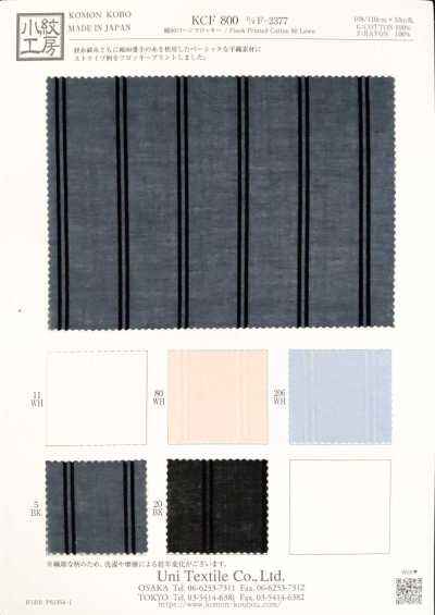 KCF800-F-2377 80% batista de algodón flocada