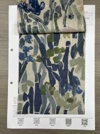 8026-1790-2 Estampado Botánico De Linen Loomstate Art[Fabrica Textil] HOKKOH Subfoto