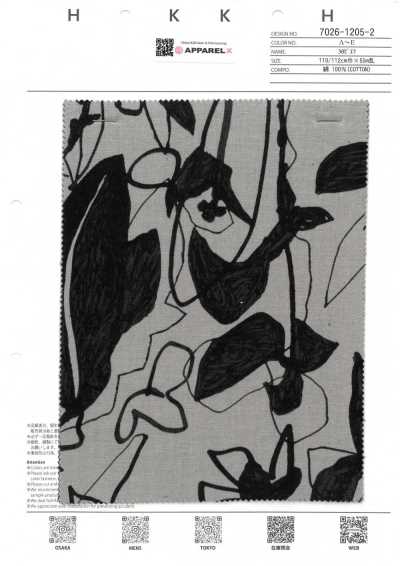 7026-1205-2 30 Viyella Art Botánico