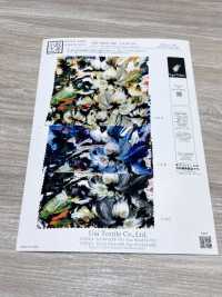 KKP8032-58D-BK-464 Satén Silky Dew De Ancho Amplio[Fabrica Textil] Uni Textile(Estudio Komon) Subfoto