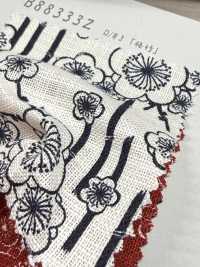 B88333Z Tela De Hilo Irregular, Tela Antigua índigo, Medio Doblada[Fabrica Textil] VANCET Subfoto