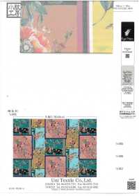 KKT8031-58-RI Satén De Rocío Sedoso[Fabrica Textil] Uni Textile(Estudio Komon) Subfoto