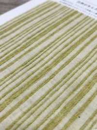 KYC447-1 Hilo De Lino Teñido Akiha Stripe Yoryu (Takashima Chijimi)[Fabrica Textil] Uni Textile(Estudio Komon) Subfoto