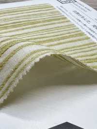 KYC447-1 Hilo De Lino Teñido Akiha Stripe Yoryu (Takashima Chijimi)[Fabrica Textil] Uni Textile(Estudio Komon) Subfoto