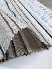 KYC667-55-1 Algodón, Rayón, Lino Dobby, Estampado De Rayas Múltiples[Fabrica Textil] Uni Textile(Estudio Komon) Subfoto