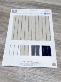 KYC904-ST Hilo De Algodón Teñido En Hilo, Tejido Abierto, Fruncido A Rayas[Fabrica Textil] Uni Textile(Estudio Komon) Subfoto