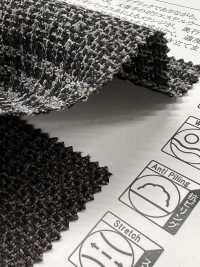 43506 LANATEC®️ Lab Tweed Twill Glen Check[Fabrica Textil] SUNWELL Subfoto