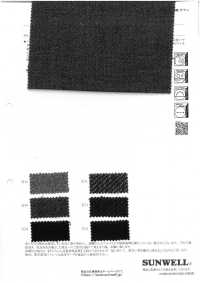 43505 LANATEC®️ Lab Tweed Twill Chambray[Fabrica Textil] SUNWELL Subfoto