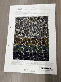 19188 Camisa De Pana Con Pequeño Estampado Floral Dibujado A Mano.[Fabrica Textil] SUNWELL Subfoto