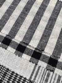 59992 C/L Netty Slub Crudo Cuadros Y Rayas[Fabrica Textil] VANCET Subfoto