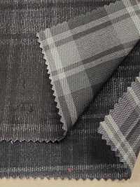 A-8169 Pana Teñida Con Hilo De Color Negro Azufre[Fabrica Textil] ARINOBE Subfoto