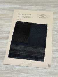 A-8169 Pana Teñida Con Hilo De Color Negro Azufre[Fabrica Textil] ARINOBE Subfoto
