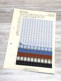 BC7003 Algodón Orgánico/poliéster Reciclado Con Acabado Lavado A Cuadros[Fabrica Textil] COSMO TEXTILE Subfoto
