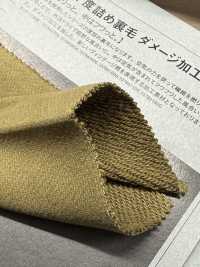 1078608DG Hilo De Extremo Abierto, Tejido Apretado, Reverso Cepillado, Después Del Acabado Envejecido.[Fabrica Textil] TAKISADA NAGOYA Subfoto