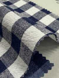 BF7754 Cuadros Vichy De Lino Teñidos En Hilo[Fabrica Textil] KOYAMA Subfoto