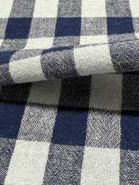 BF7754 Cuadros Vichy De Lino Teñidos En Hilo[Fabrica Textil] KOYAMA Subfoto