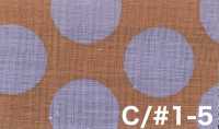 83194 Con aspecto de lino, jaspe bicolor, lunares, rayas y cuadros[Textiles / Telas] VANCET Más fotos