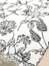850544 Tela De Popelina De Algodón Sin Blanquear Con Estampado Botánico Y Flores Silvestres.[Fabrica Textil] VANCET Subfoto