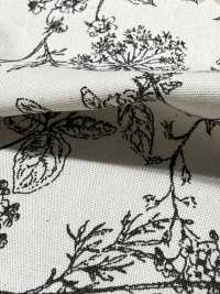850544 Tela De Popelina De Algodón Sin Blanquear Con Estampado Botánico Y Flores Silvestres.[Fabrica Textil] VANCET Subfoto