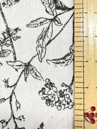850544 Tela De Popelina De Algodón Sin Blanquear Con Estampado Botánico Y Flores Silvestres.[Fabrica Textil] VANCET Subfoto