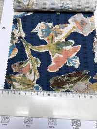 7027-740-1 Lino Loomstate Con Estampado Floral Ondulado[Fabrica Textil] HOKKOH Subfoto