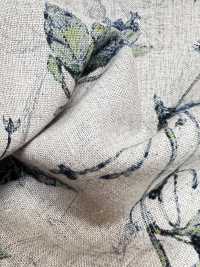 4027-790-2 Telar De Lino Con Estampado Floral De Tacto Sombreado.[Fabrica Textil] HOKKOH Subfoto