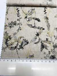 4027-790-2 Telar De Lino Con Estampado Floral De Tacto Sombreado.[Fabrica Textil] HOKKOH Subfoto