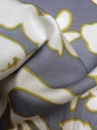 7027-810-1 Satén CR Con Estampado Floral Y Rayas[Fabrica Textil] HOKKOH Subfoto