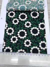 4027-848-1 Encaje De Flores Con Pompones Bordados En Algodón[Textil / Tela] HOKKOH Más fotos