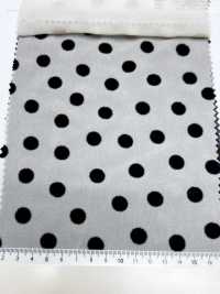 3025-1911-1 75d Chiffon Largo Flocado Puntos Aleatorios[Textil / Tela] HOKKOH Más fotos