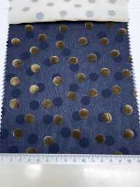 3025-1911-1 75d Chiffon Largo Flocado Puntos Aleatorios[Textil / Tela] HOKKOH Más fotos