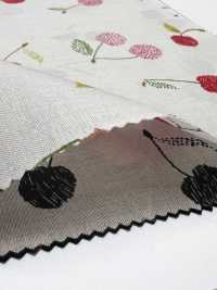 7027-616-2 Batista 60 9088 Con Cerezas Bordadas[Textil / Tela] HOKKOH Más fotos