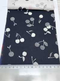 7027-616-2 Batista 60 9088 Con Cerezas Bordadas[Textil / Tela] HOKKOH Más fotos