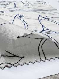 7027-618-7 60 Césped 9088 Dibujo Lineal Tropical[Fabrica Textil] HOKKOH Subfoto