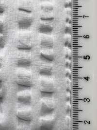 7027-636-2 80 Lawn Organza Punto Gofre Rayas[Fabrica Textil] HOKKOH Subfoto